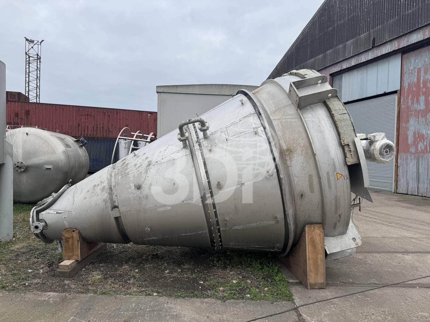 bolz-summix-conical-screw-mixer-sf-600-mjb-2 side image of a bolz summix conical screw mixer sf 600 mjb