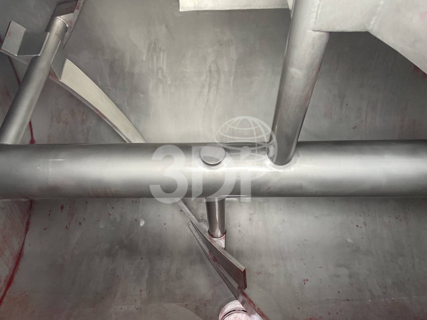 internal image of a kemutec gardner ribbon blender he9000