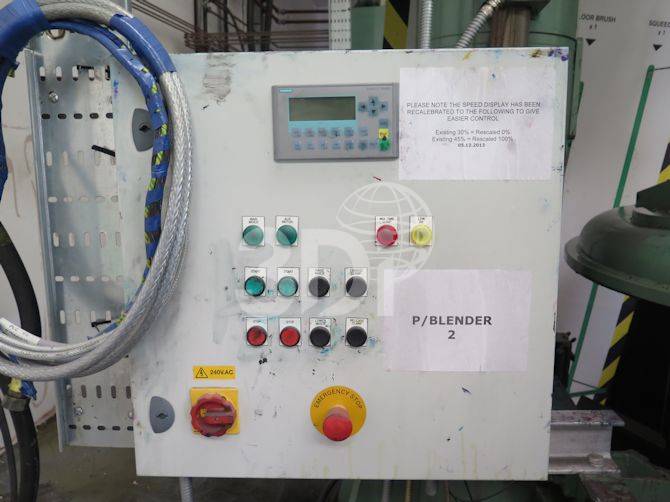 control panel for a vibromac hydromix disperser mixer