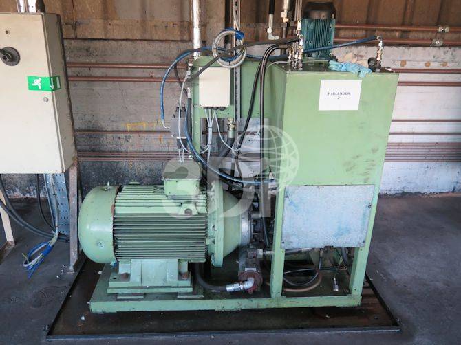 power pack of a vibromac hydromix disperser mixer