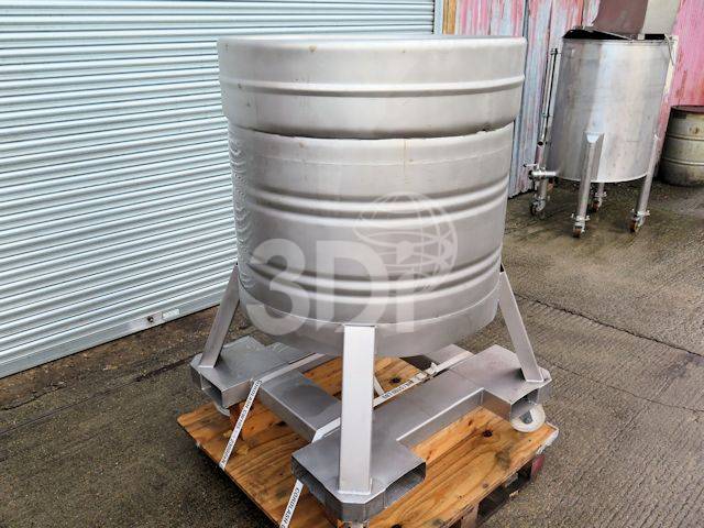 front side image of 600 litre thielmann pressure container