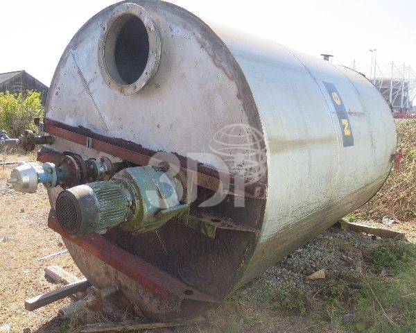 main image of a 15000 litre stainless steel mixing vessel stock 2693
