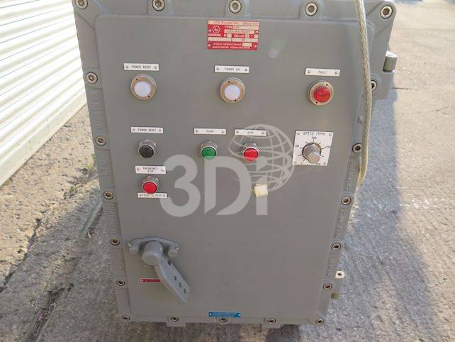 image of the control panel of a broadbent basket centrifuge type t41