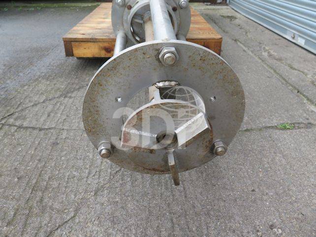 image of the head of a disintegrator dissolver high shear mixer