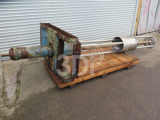 top image of a disintegrator dissolver high shear mixer