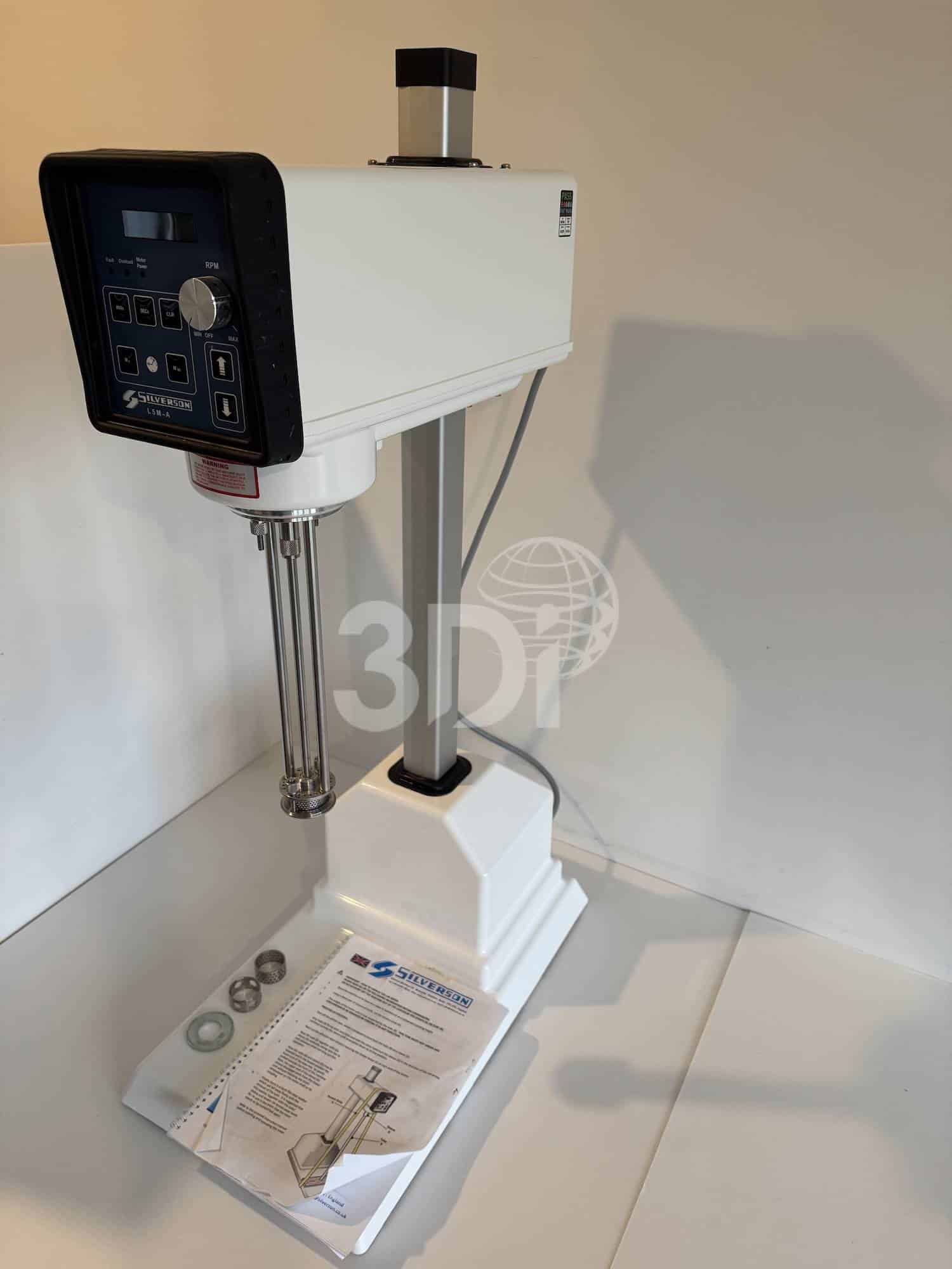 side image of a silverson l5m-a high shear laboratory mixer serial no 41226