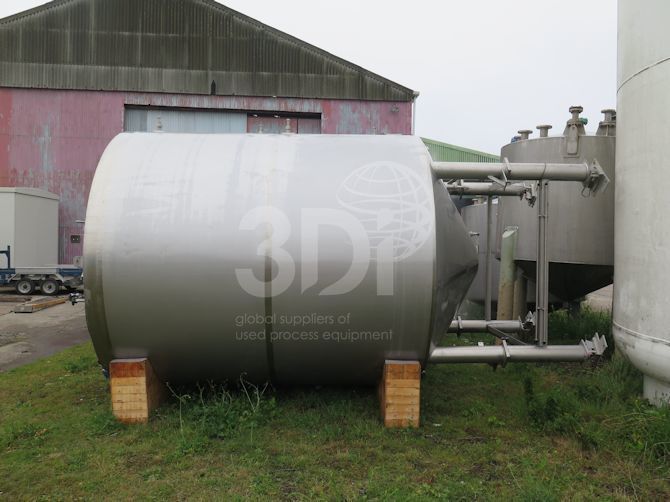 side image of 18000 litre jacketed storage tank stock 2439b