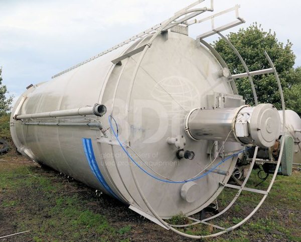 image of a 40m3 braby aluminium silo