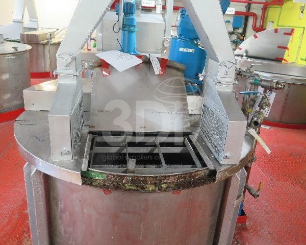 image of 4700 litre stainless mixing vessel #2467a