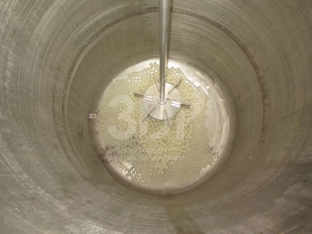 internal image of 5000 litre stainless mixing tank #2460c