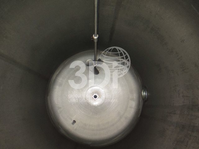 internal image of 5000 litre stainless storage tank #2477c