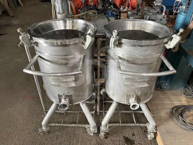50 litre jacketed mixing vessels