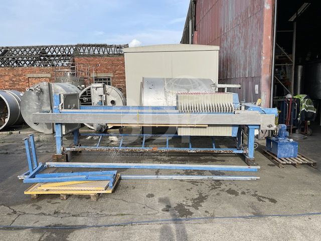 overall image of parts of ctech europe cpf filter press