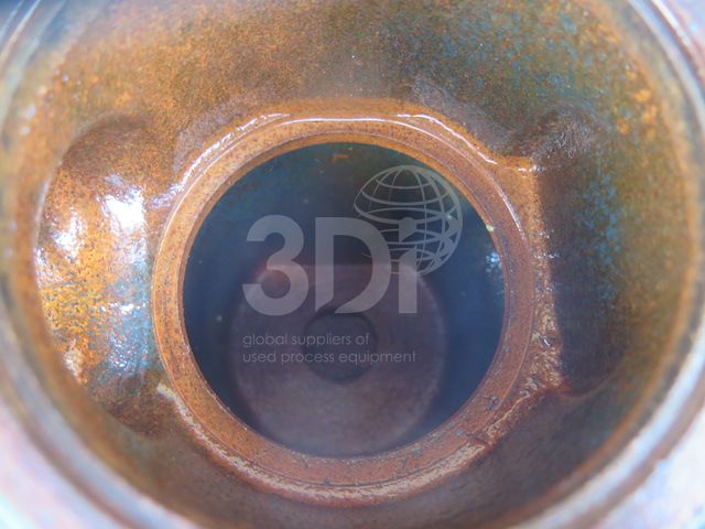 internal photo of a eaton model 72 simplex basket strainer