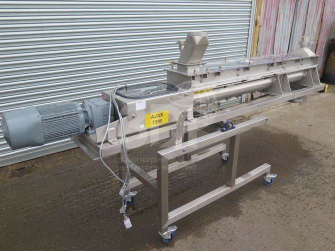 rear image of ajax twin screw mixer size 125 #2485c