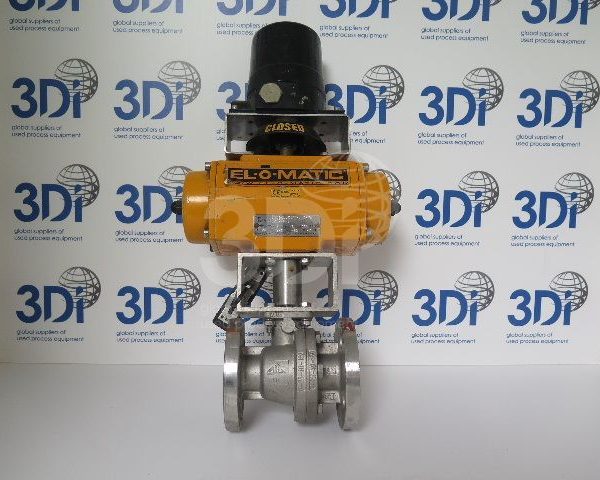 image of a bac flanged ball valve type fb stock 1458a