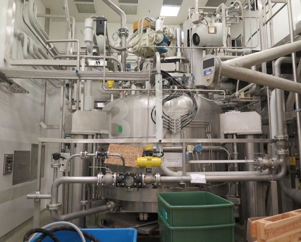 image of a comber nutsche filter dryer pf4000 installed