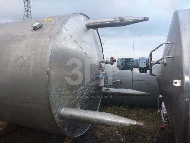 000 Litre Stainless Steel Jacketed Mixing Vessel