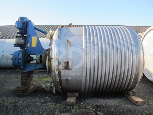 000 Litre Stainless Steel Reactors