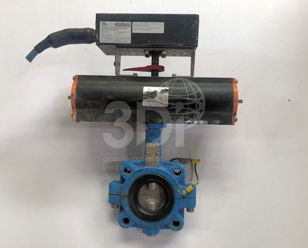 image of ebro armaturen t214a butterfly valve dn65