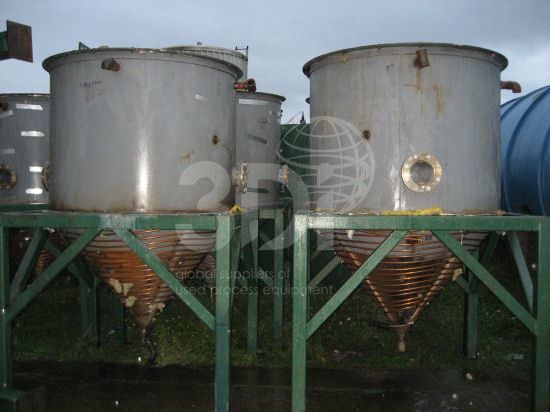 000 Litre Mild Steel Mixing Tank-829-a