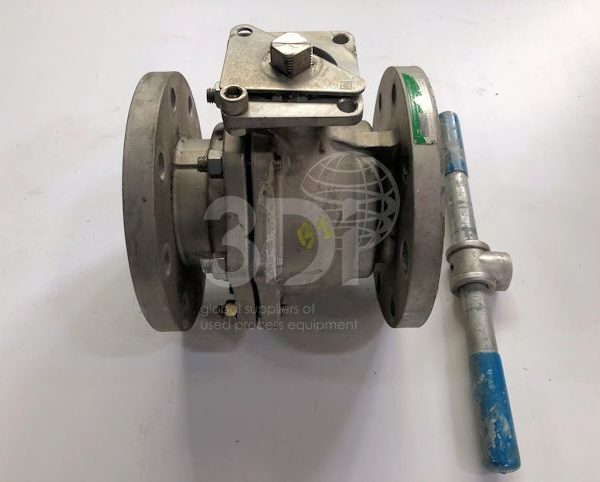 image of kingdom flanged ball valve dn100