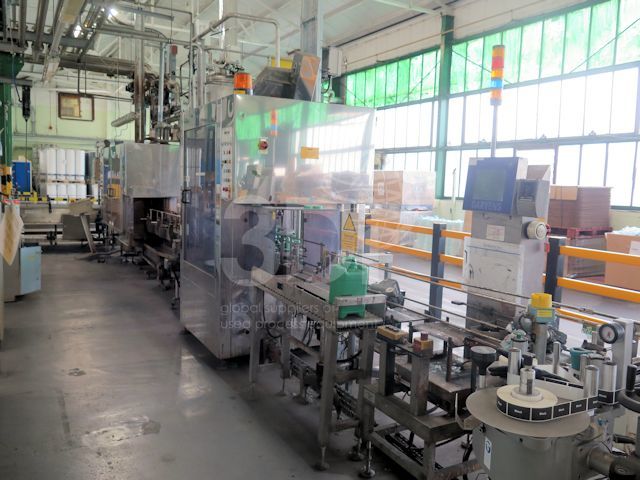 rear image of masterfil 6 head filling line