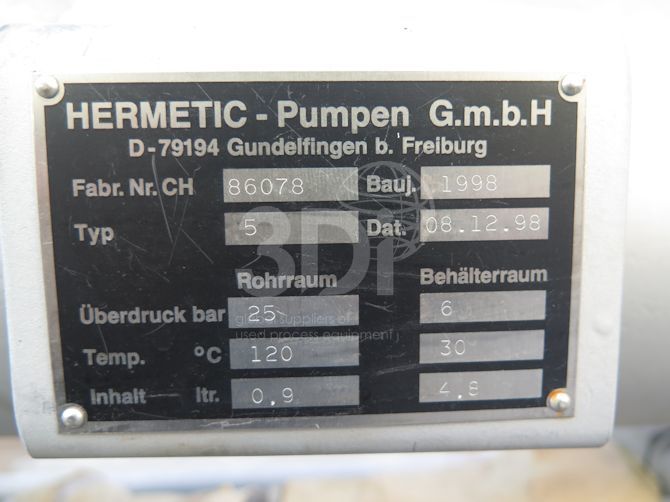 Hermetic Pump Type CNK40-200-#2136-c