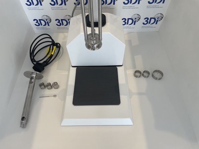 image of interchangeable heads for a silverson l5ma high shear laboratory mixer