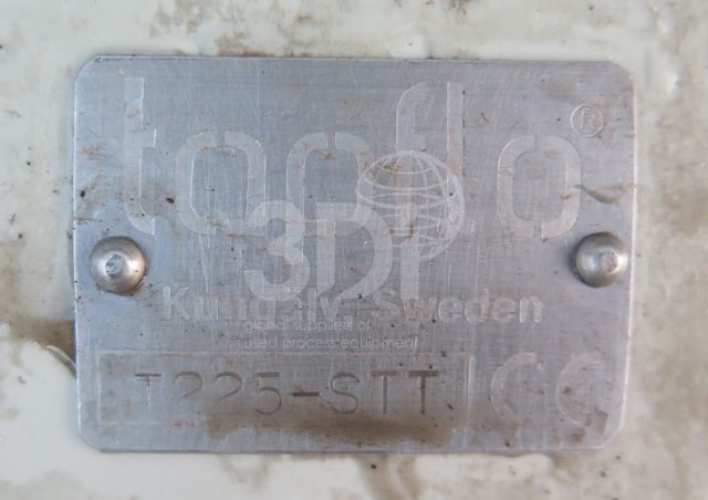 nameplate image of tapflo diaphragm pump t225-stt