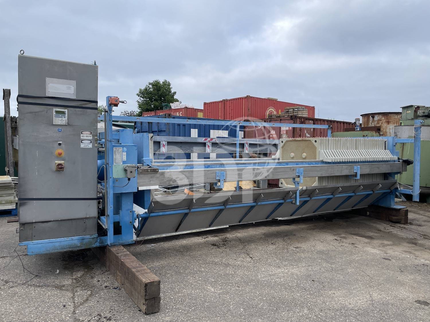 image of a filox automatic chamber filter press type kf100