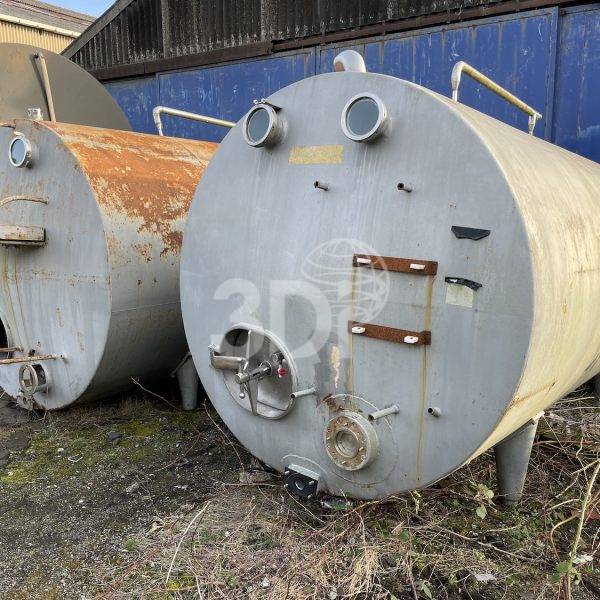 main image of 8200 litre APV stainless storage tank