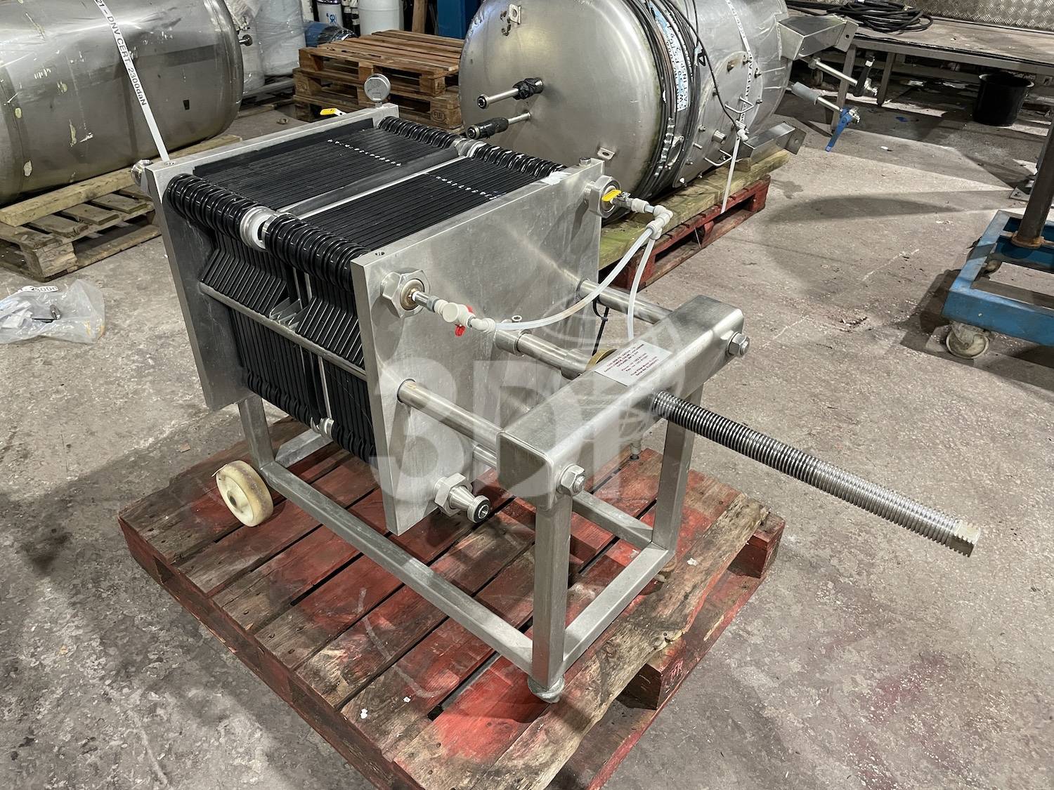 image of a carlson plate filter press 40cm filter XL2000