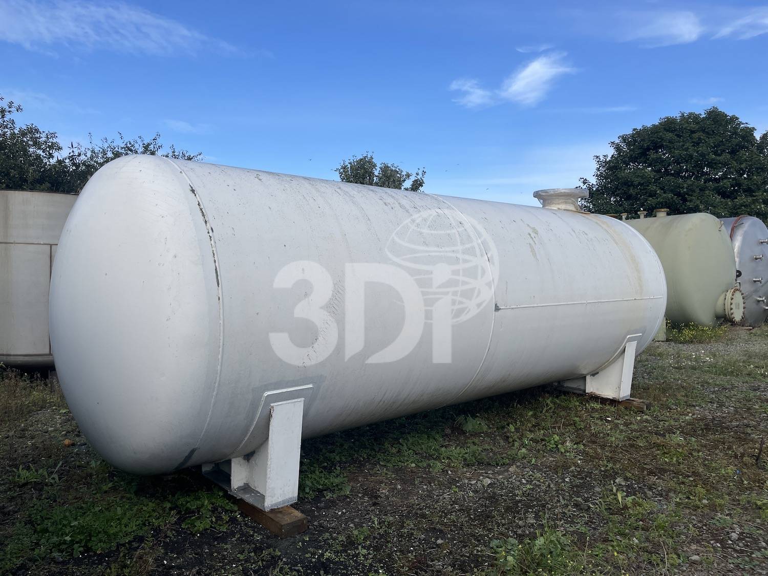 side image of a used 27276 litre lpg storage tank