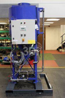 image of the hopper and control panel of a tomal polyrex 5.4 polymer make up unit