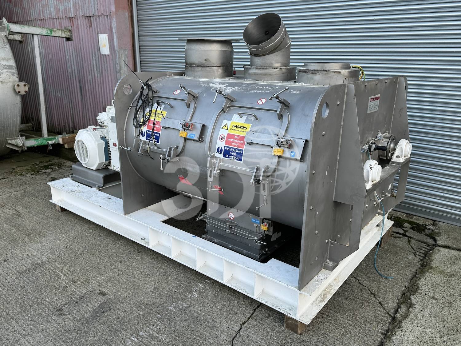 font side image of a gericke multiflux batch mixer type gmsh 2000