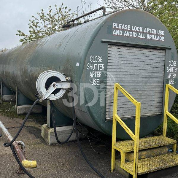 image of a 50000 litre cookson and zinn bunded fuel storage tank