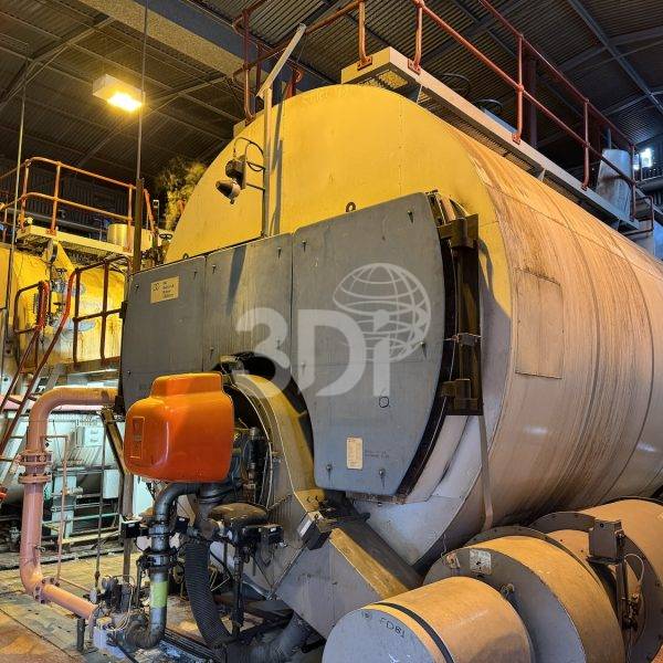 image of two used 15000 kghr babcock robey european steam boilers