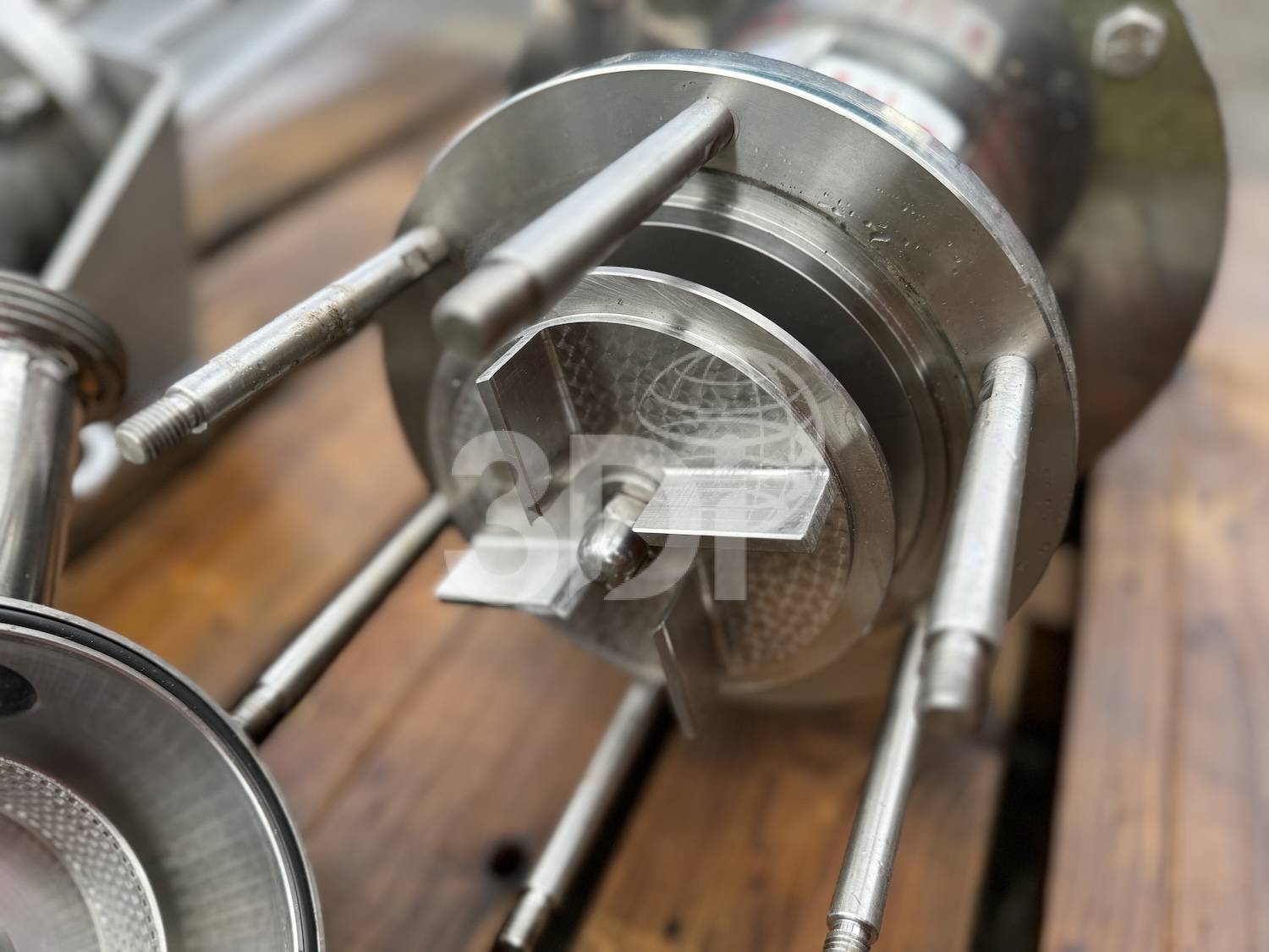 image of the rotor screen for a 2 inch inline high shear mixer