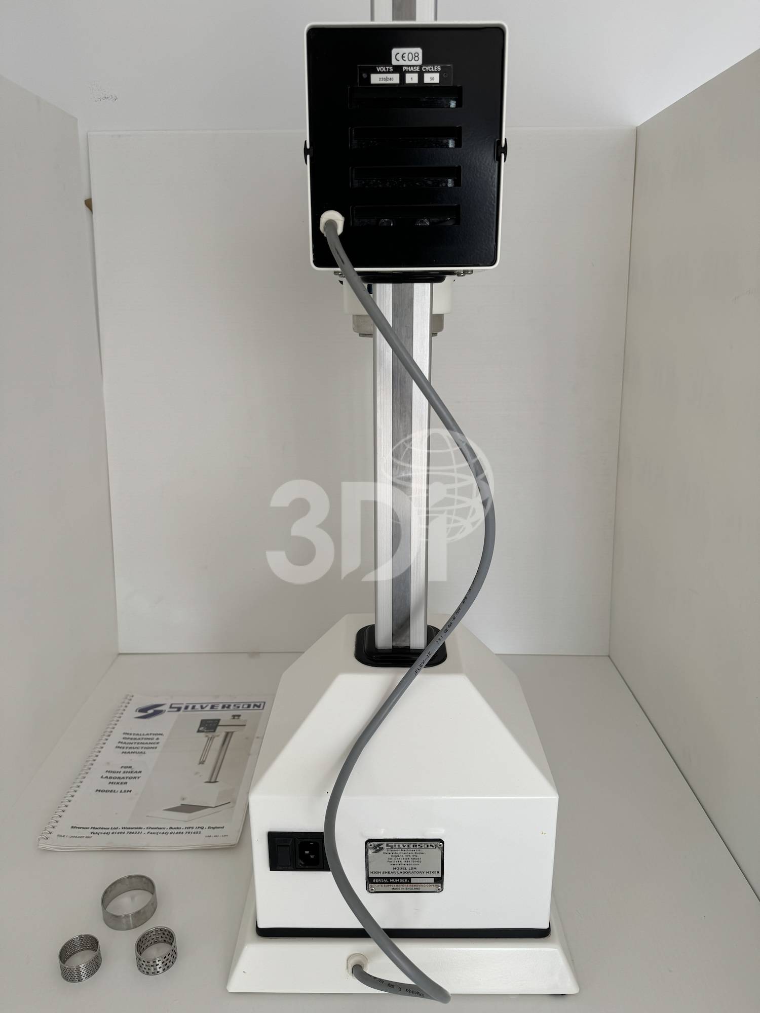 rear image of a silverson l5m high shear laboratory mixer