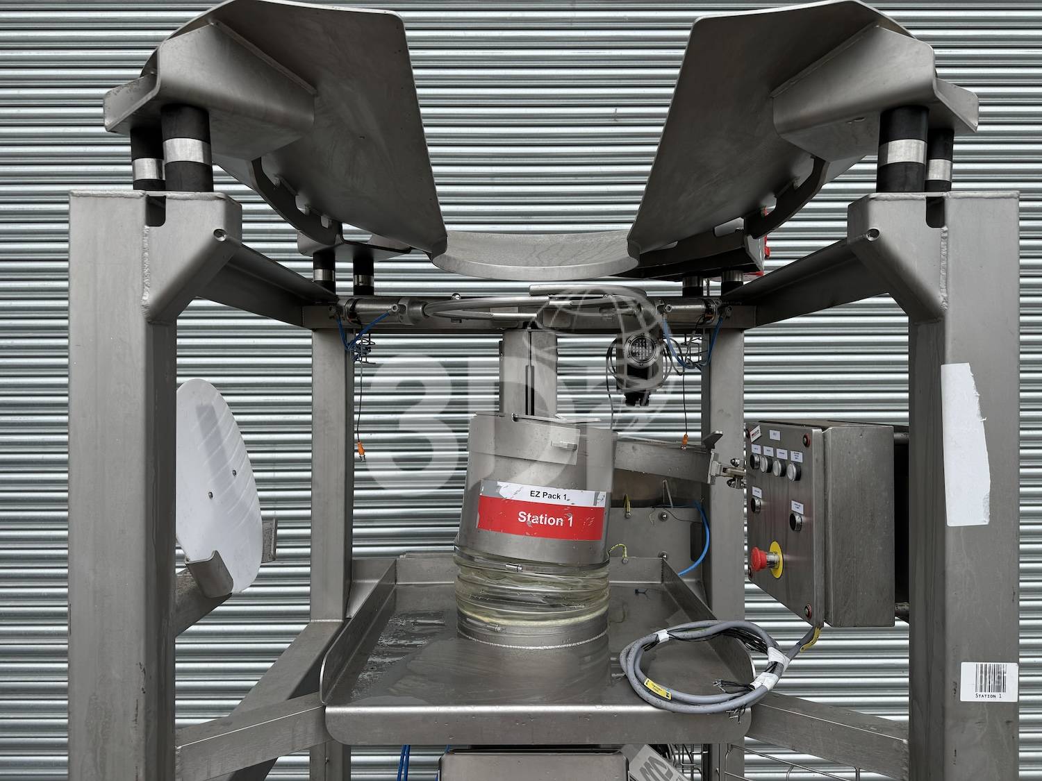 top image of a dinnissen big bag unloading station