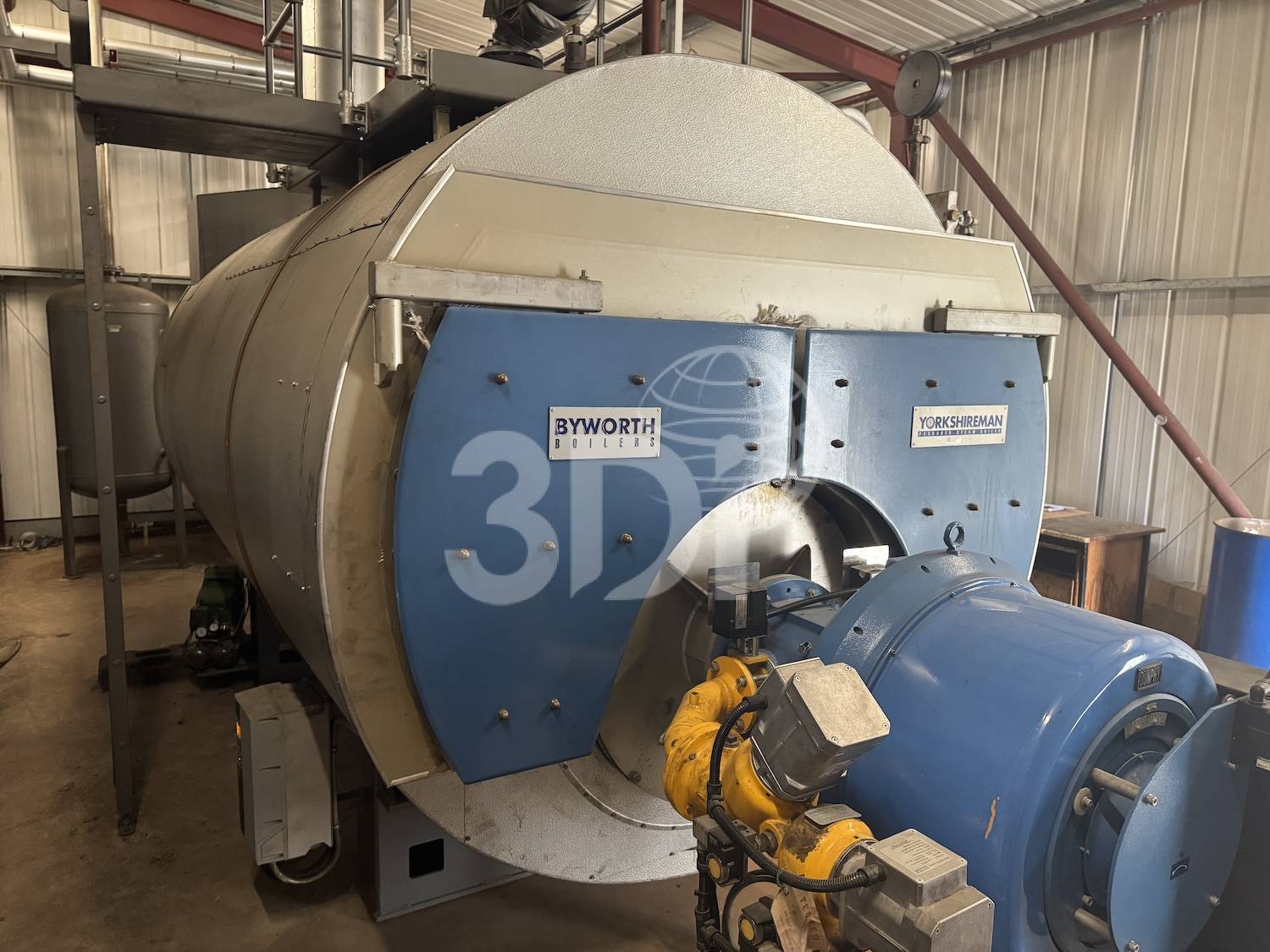 front side image of a byworth yorkshireman ysx3000 steam boiler