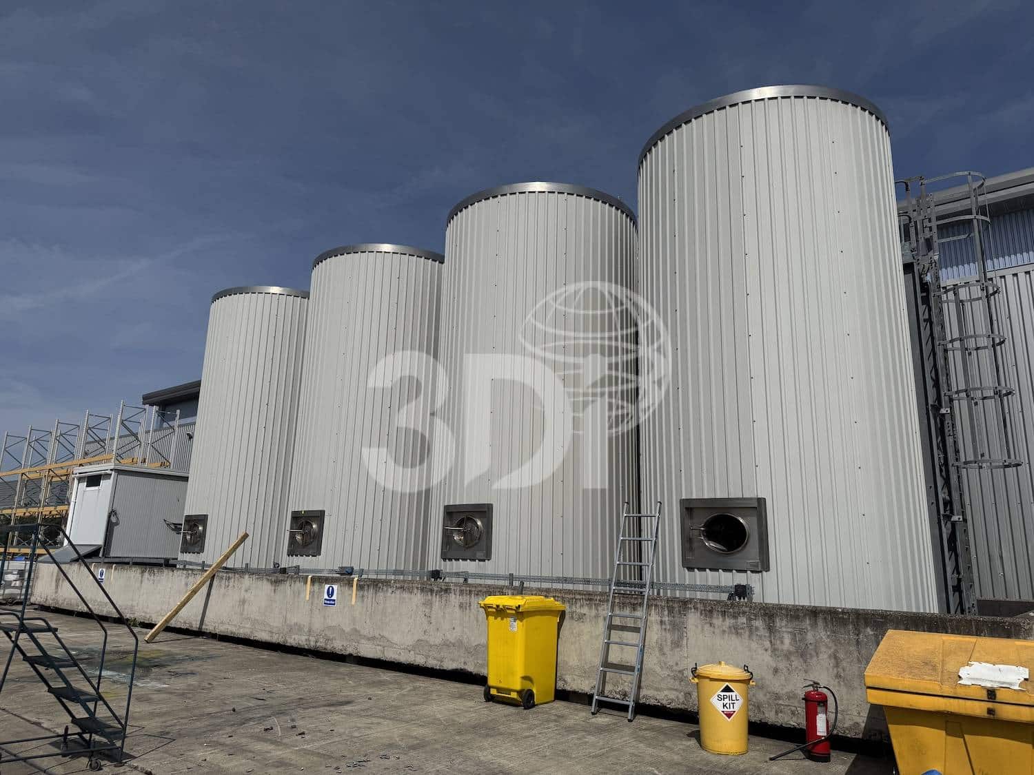 50000-litre-stainless-steel-storage-tank-2966-1 image of 4 off 50000 litre stainless steel storage tanks