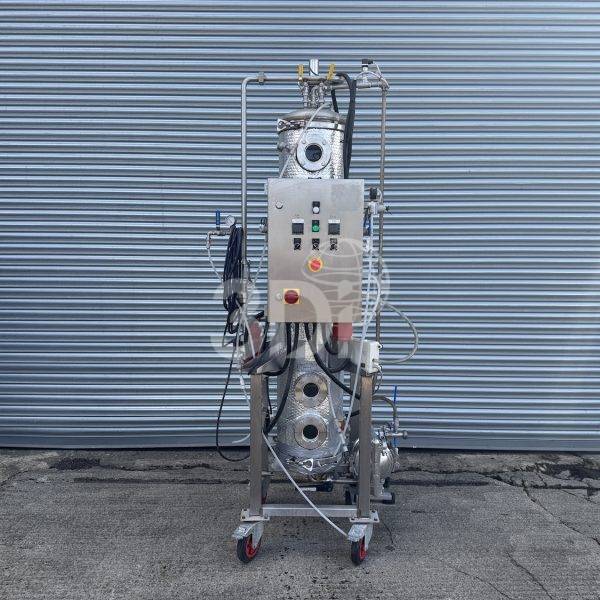 image of an inline carbonator for the brewery industry