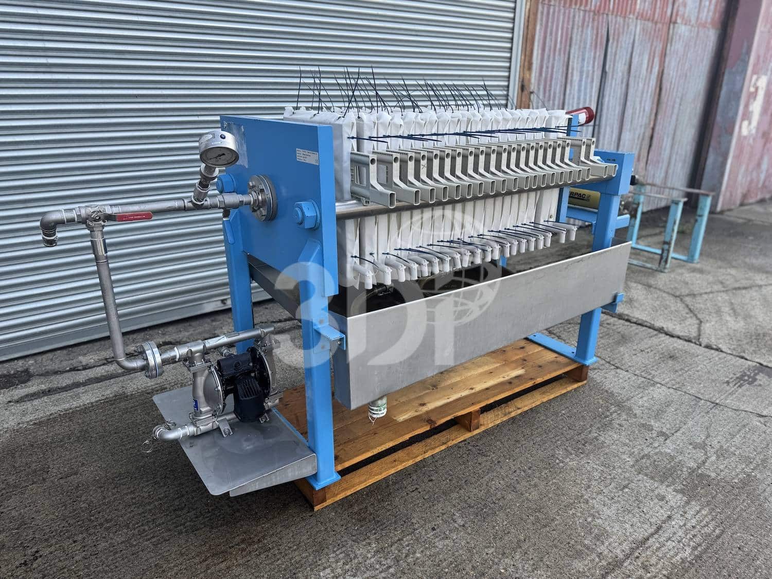 near side image of a prep-tec chamber filter press