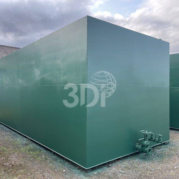 image of a 120000 litre bunded diesel storage tank